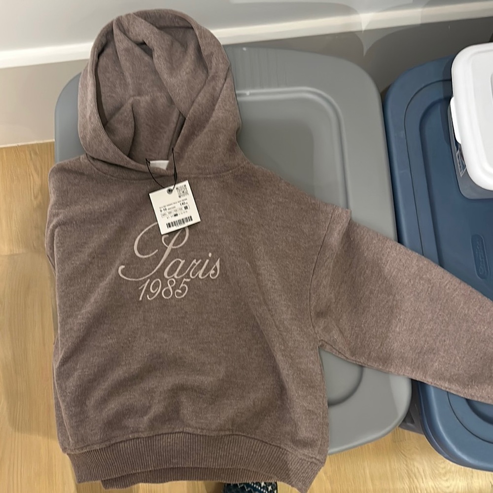 Zara Brown Sweater Classic Pullover Style